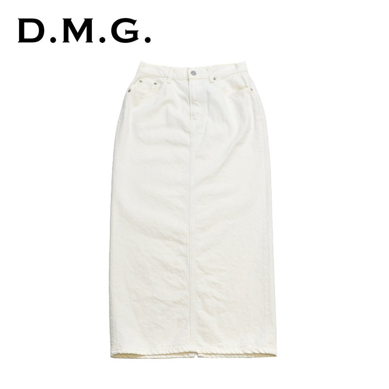 30%OFF】ディーエムジー D.M.G./DMGドミンゴ スカート/生成デニム タイトスカート/17-0479K/レディース【正規取扱】