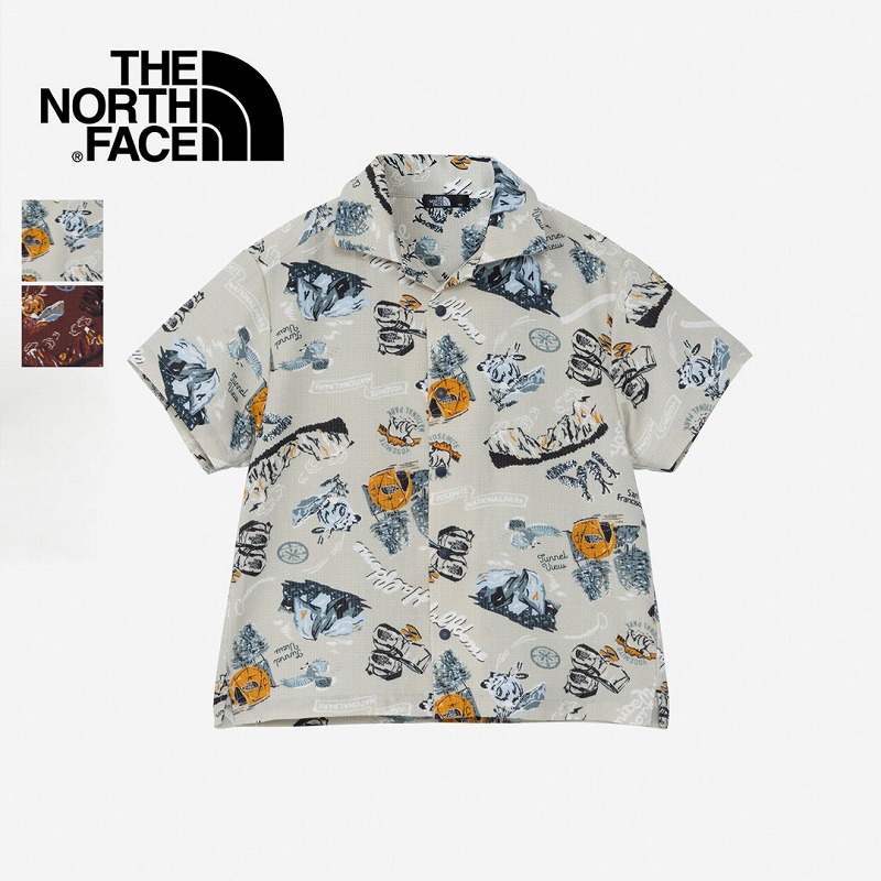 ノースフェイス THE NORTH FACE/シャツ/ショートスリーブアロハベントシャツ(キッズ)/NRJ22339/キッズ【正規取扱】