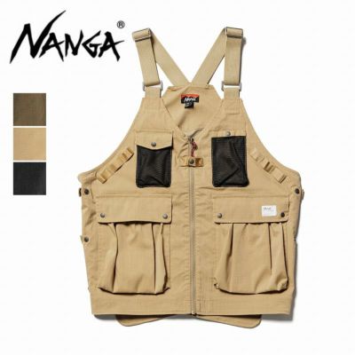 メンズ/ NANGA 【ナンガ】 NW2211-1E223 TAKIBI RIPSTOP FIELD VESTタキビリップストップ フィールドベスト【正規取扱】2023秋冬