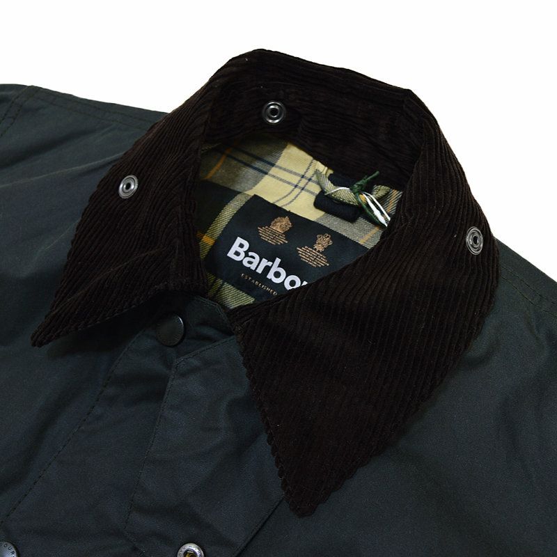 Ya2/メンズ/Barbour【バブアー】232MWX0008BORDERWAXJACKETボーダーワックスジャケット【正規取扱】2023秋冬