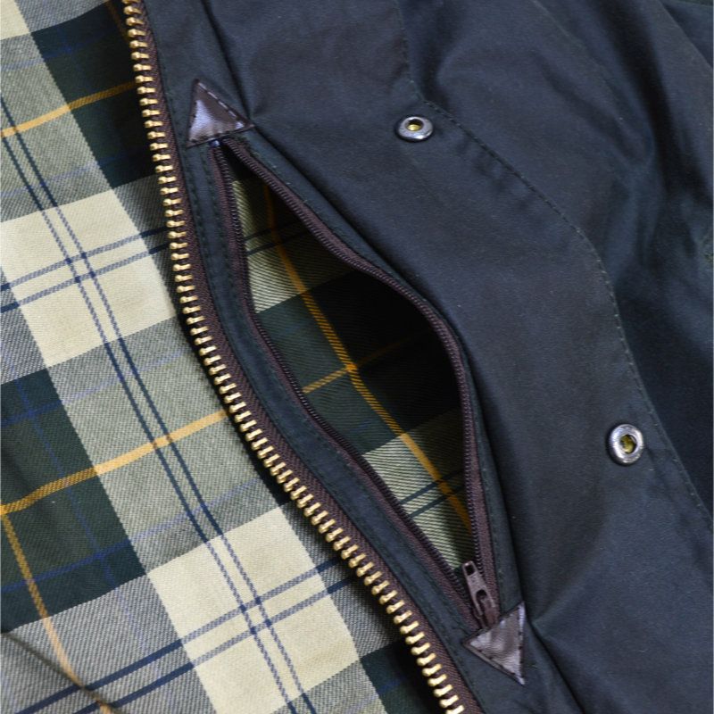 Ya2/メンズ/Barbour【バブアー】232MWX0008BORDERWAXJACKETボーダーワックスジャケット【正規取扱】2023秋冬