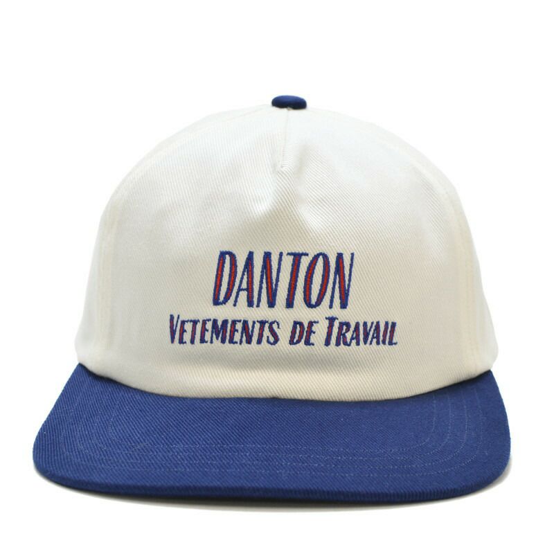 Ra9/帽子/DANTON【ダントン】DT-H0266VATフラットバイザー2トーン配色キャップ【正規取扱】2024春夏