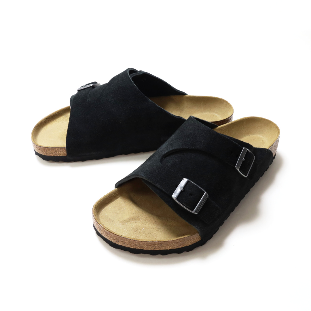 Ya2/メンズ/BIRKENSTOCK【ビルケンシュトック】1025045チューリッヒスエードレザーブラック【正規取扱】2023春夏