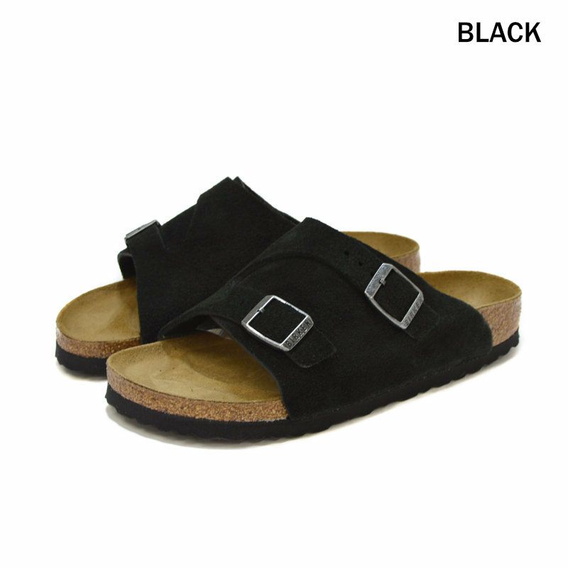 Ya2/レディース/BIRKENSTOCK【ビルケンシュトック】1025060チューリッヒスエードレザーブラック【正規取扱】2023春夏