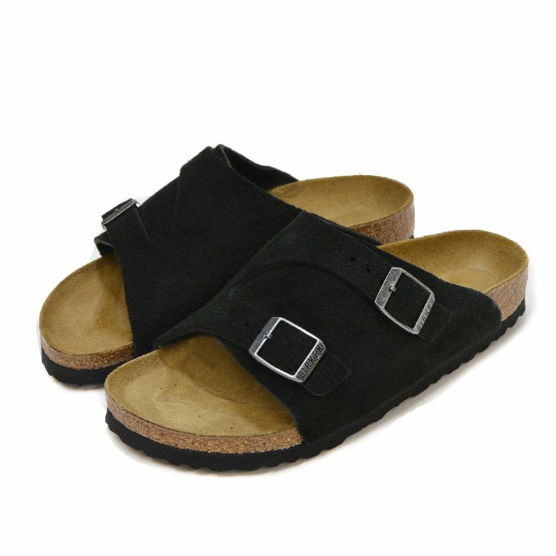 Ya2/レディース/BIRKENSTOCK【ビルケンシュトック】1025060チューリッヒスエードレザーブラック【正規取扱】2023春夏