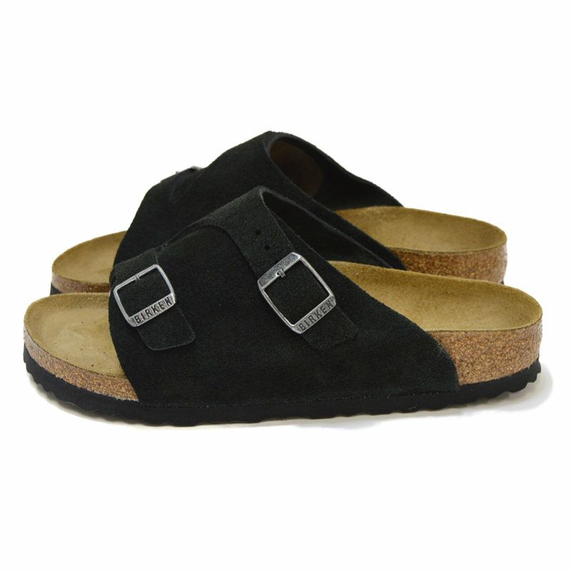 Ya2/レディース/BIRKENSTOCK【ビルケンシュトック】1025060チューリッヒスエードレザーブラック【正規取扱】2023春夏