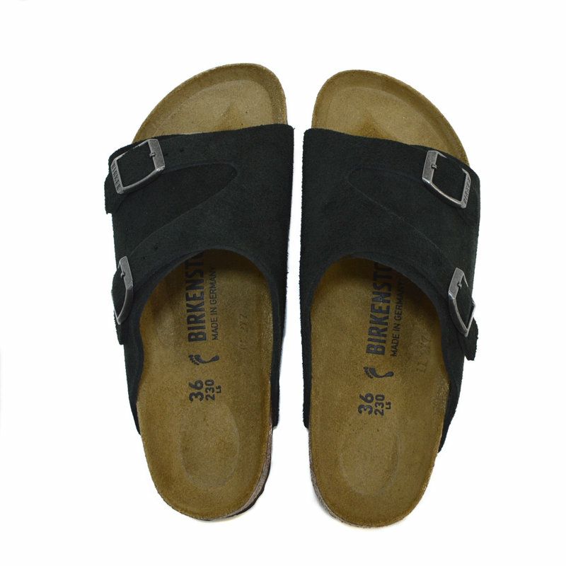 Ya2/レディース/BIRKENSTOCK【ビルケンシュトック】1025060チューリッヒスエードレザーブラック【正規取扱】2023春夏