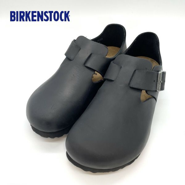 ★【期間限定ポイント】レディース/BIRKENSTOCK【ビルケンシュトック】166543LONDONオイルレザー/ブラック【正規取扱】