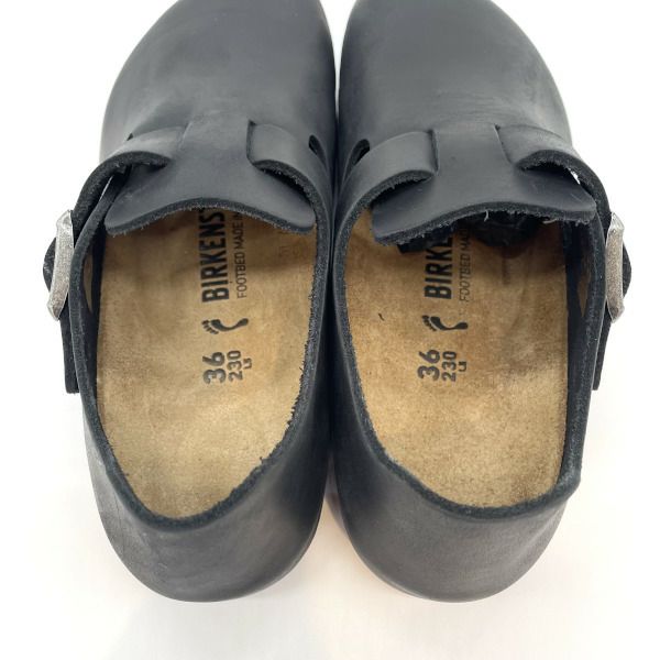 ★【期間限定ポイント】レディース/BIRKENSTOCK【ビルケンシュトック】166543LONDONオイルレザー/ブラック【正規取扱】