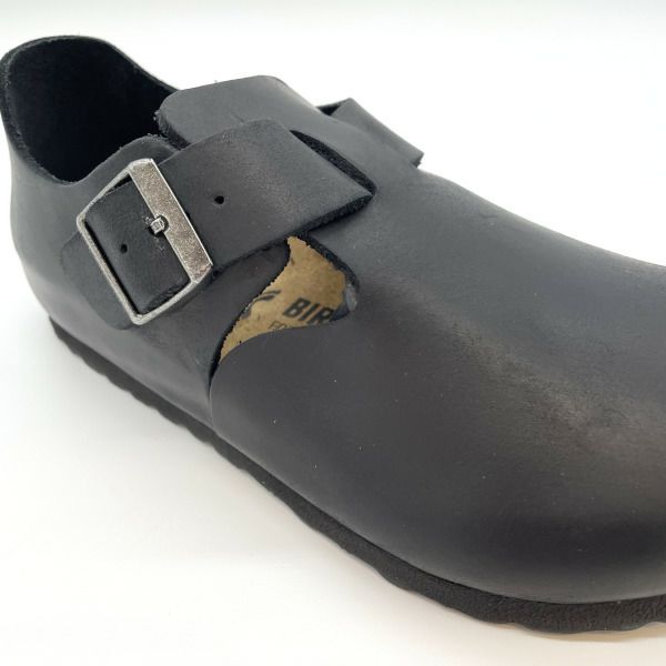 ★【期間限定ポイント】レディース/BIRKENSTOCK【ビルケンシュトック】166543LONDONオイルレザー/ブラック【正規取扱】