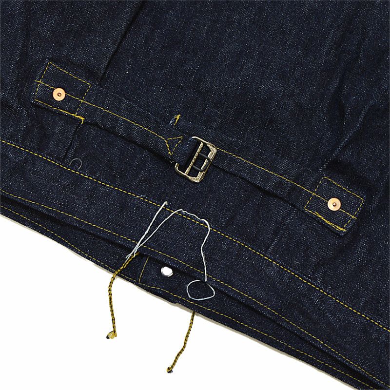 Ya2/メンズ/SUGARCANE【シュガーケーン】SC19008T13.5oz.ブルーデニムブラウス“S1943”モデル(T-BACK)【正規取扱】2024春夏