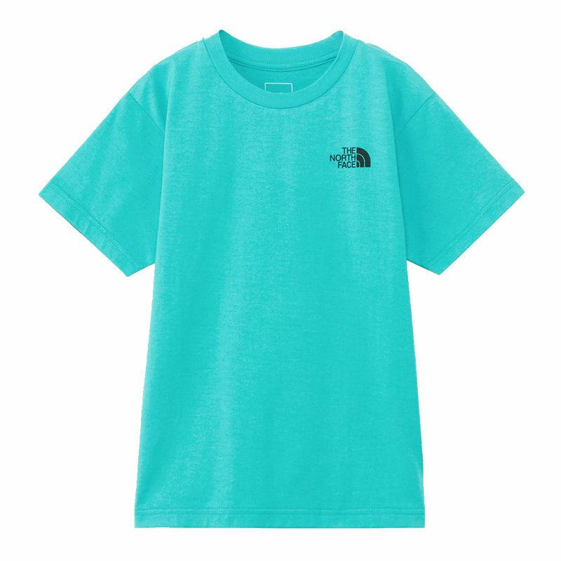 Ya2/ノースフェイスTHENORTHFACE/Tシャツ/ショートスリーブバックスクエアロゴティー(キッズ)/NTJ32333/キッズ【正規取扱】