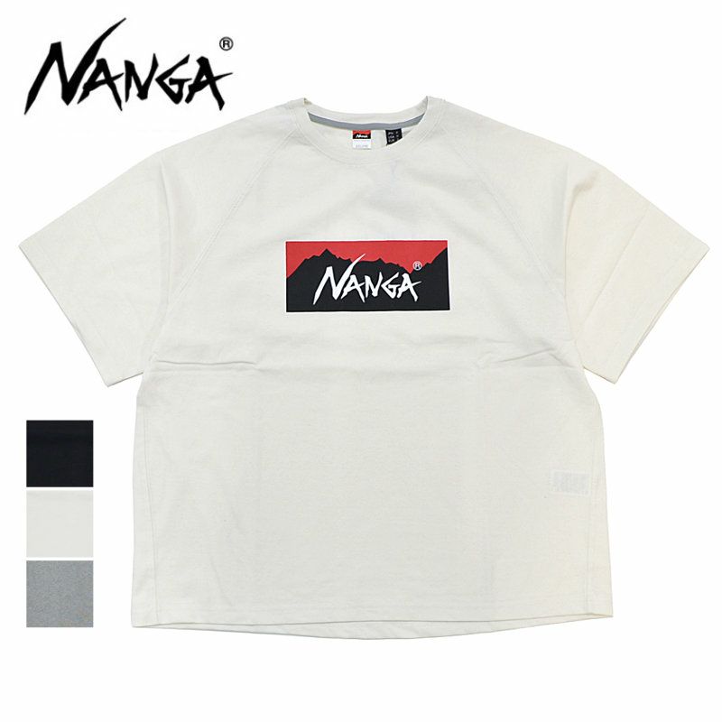 Ya2/ナンガNANGA/Tシャツ/エコハイブリッドボックスロゴルーズフィットティー/NW2311-1G209/メンズレディース【正規取扱】