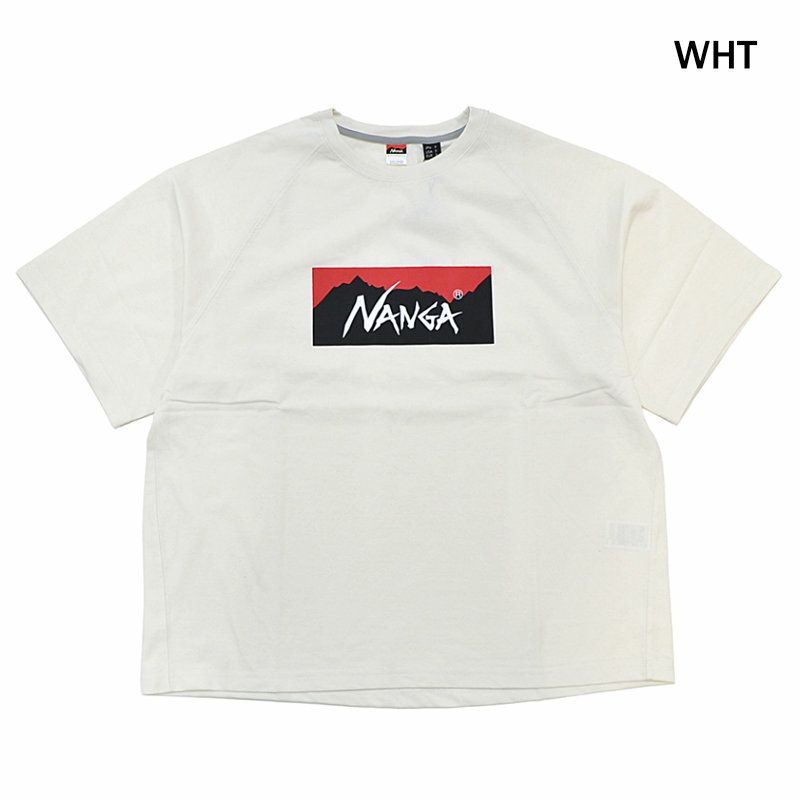 Ya2/ナンガNANGA/Tシャツ/エコハイブリッドボックスロゴルーズフィットティー/NW2311-1G209/メンズレディース【正規取扱】