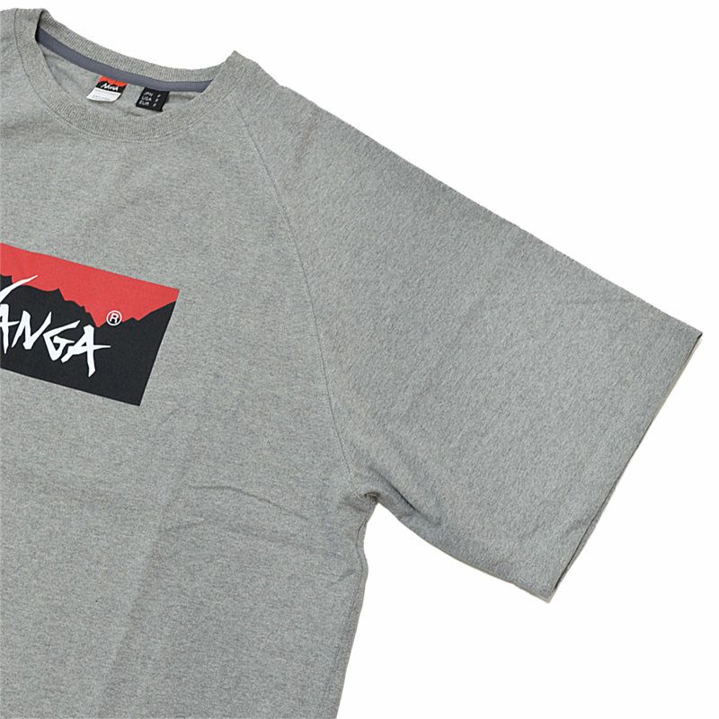 Ya2/ナンガNANGA/Tシャツ/エコハイブリッドボックスロゴルーズフィットティー/NW2311-1G209/メンズレディース【正規取扱】