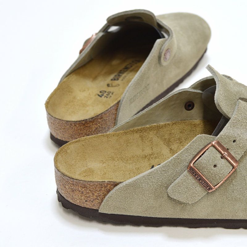 【国内正規品】ビルケンシュトックBIRKENSTOCK/ボストンスエードレザートープサンダルBOSTONTAUPE/60461/メンズ【正規取扱】