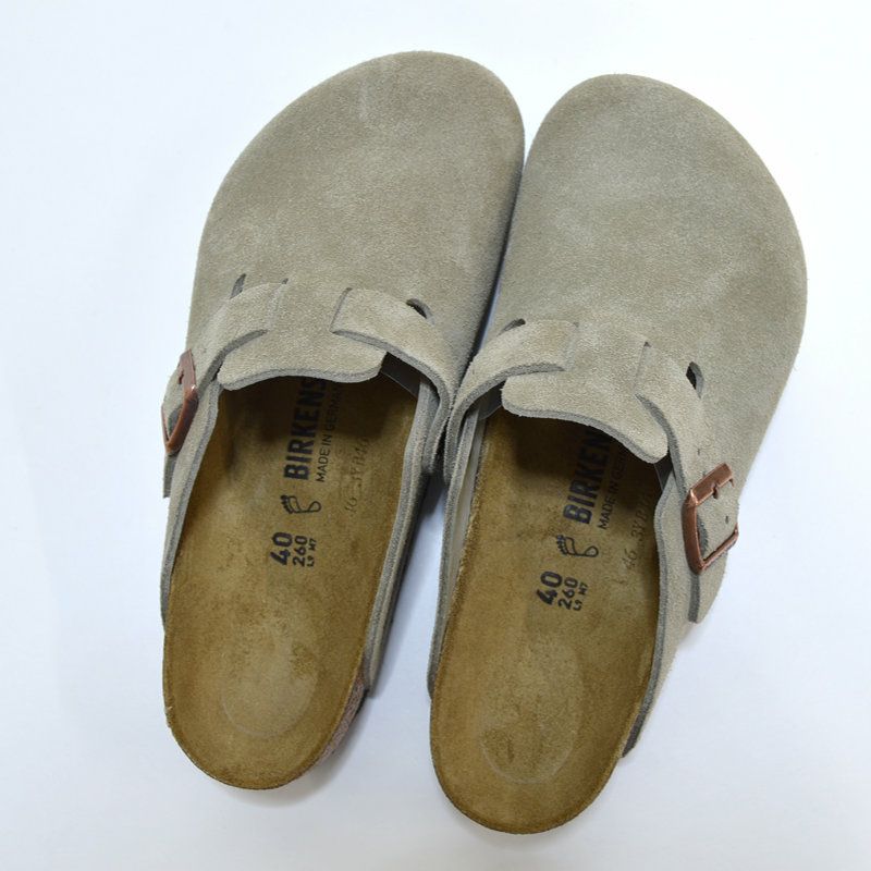 【国内正規品】ビルケンシュトックBIRKENSTOCK/ボストンスエードレザートープサンダルBOSTONTAUPE/60461/メンズ【正規取扱】