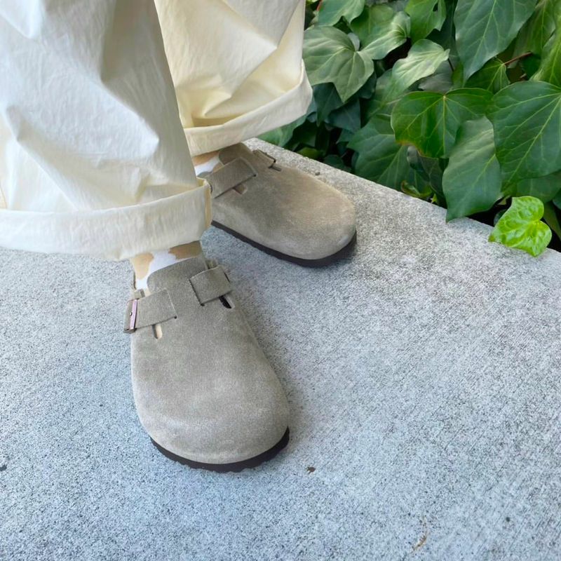 Ya2/ビルケンシュトックBIRKENSTOCK/ボストンスエードレザートープサンダルBOSTONTAUPE/60461/メンズ【国内正規品】