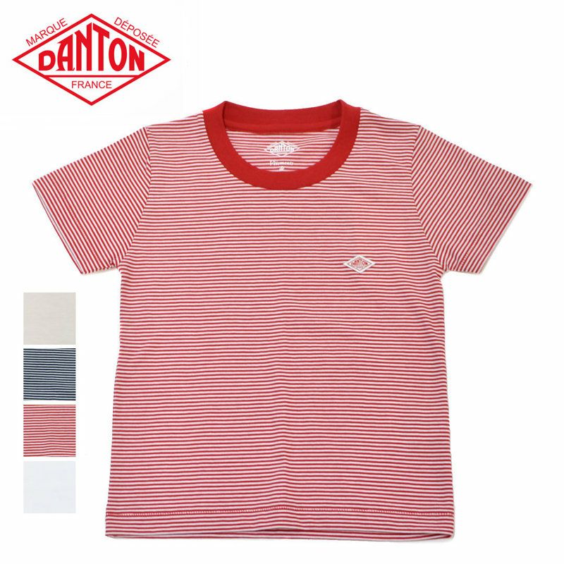 キッズ/DANTON【ダントン】DT-C0206CVTキッズクルーネックTシャツ【正規取扱】2023春夏