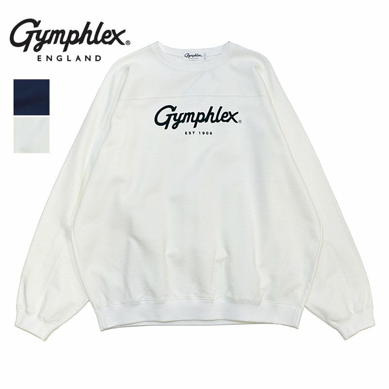 gymphlex スウェット ロゴ