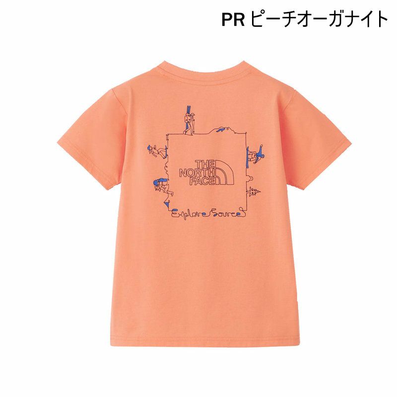 Ya2/ザノースフェイスTHENORTHFACE/Tシャツ/ショートスリーブエクスプロールソースサーキュレーションティー(キッズ)/NTJ12314/キッズ【正規取扱】