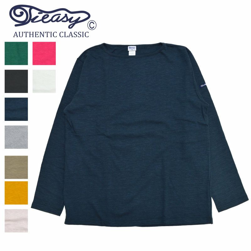 Ya2/メンズレディース/TIEASYAUTHENTICCLASSIC【ティージーオーセンティッククラシック】te001HDCSBOATNECKBASQUESHIRTボートネックバスクシャツ【正規取扱】2023秋冬