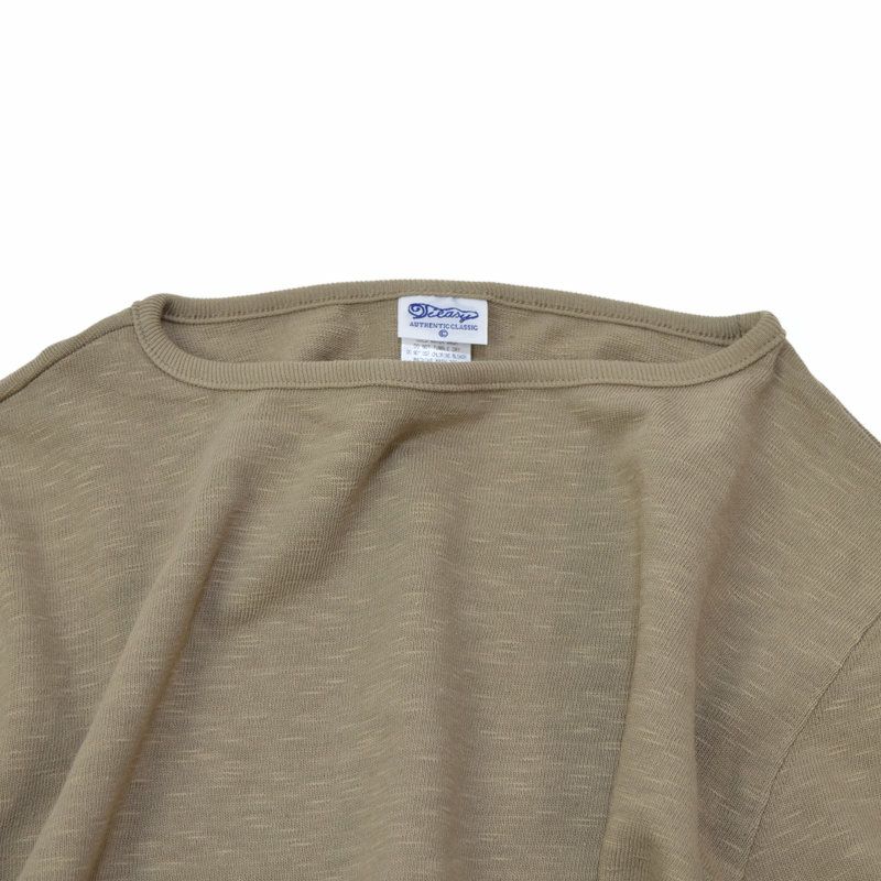 Ya2/メンズレディース/TIEASYAUTHENTICCLASSIC【ティージーオーセンティッククラシック】te001HDCSBOATNECKBASQUESHIRTボートネックバスクシャツ【正規取扱】2023秋冬