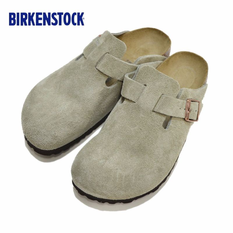 ビルケンシュトック BIRKENSTOCK / スエードレザートープ BOSTON TAUPE/ 60463 / サンダル