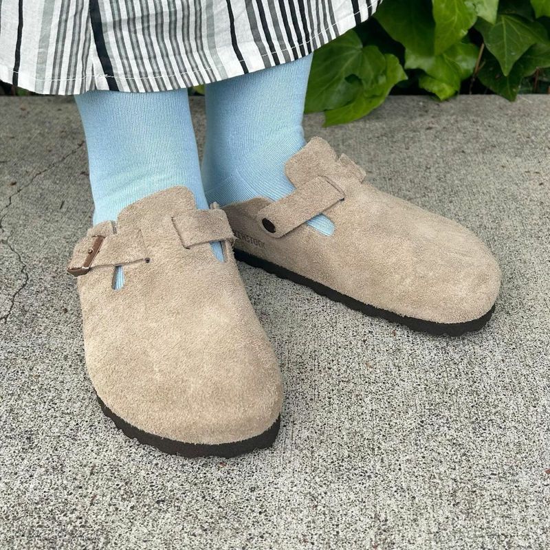 Ya2/ビルケンシュトックBIRKENSTOCK/スエードレザートープサンダルBOSTONTAUPE/60463/レディース【国内正規品】