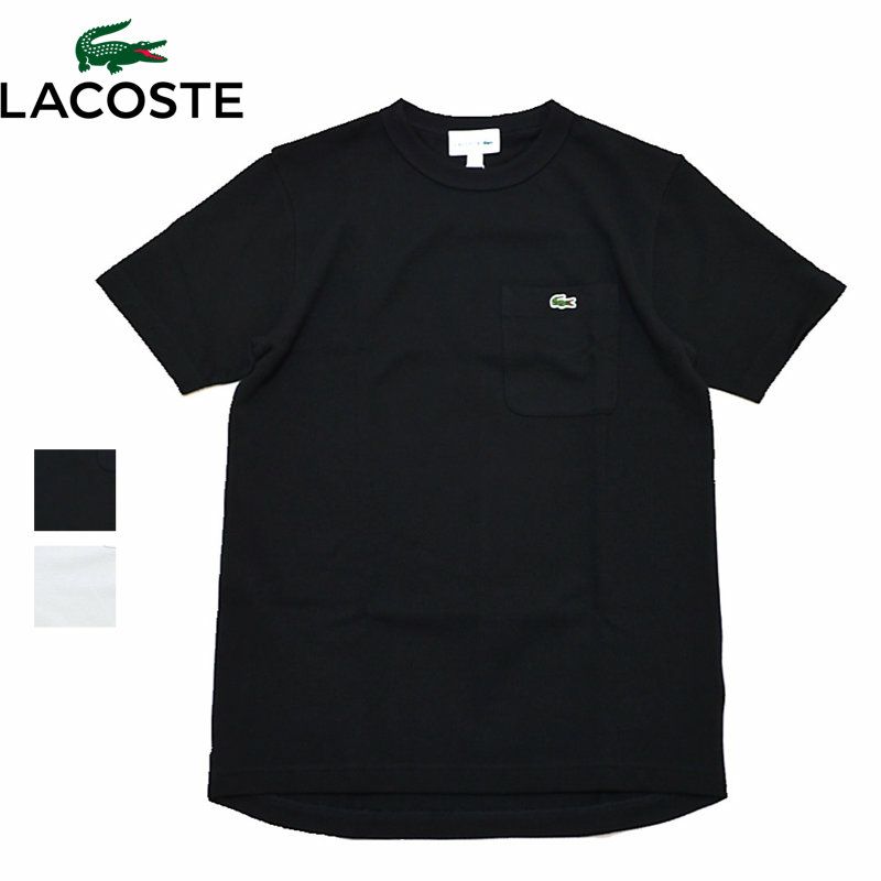 Ya2/ラコステLACOSTE/Tシャツ/鹿の子地ポケット半袖Tシャツ/TH4921-99/メンズ【正規取扱】