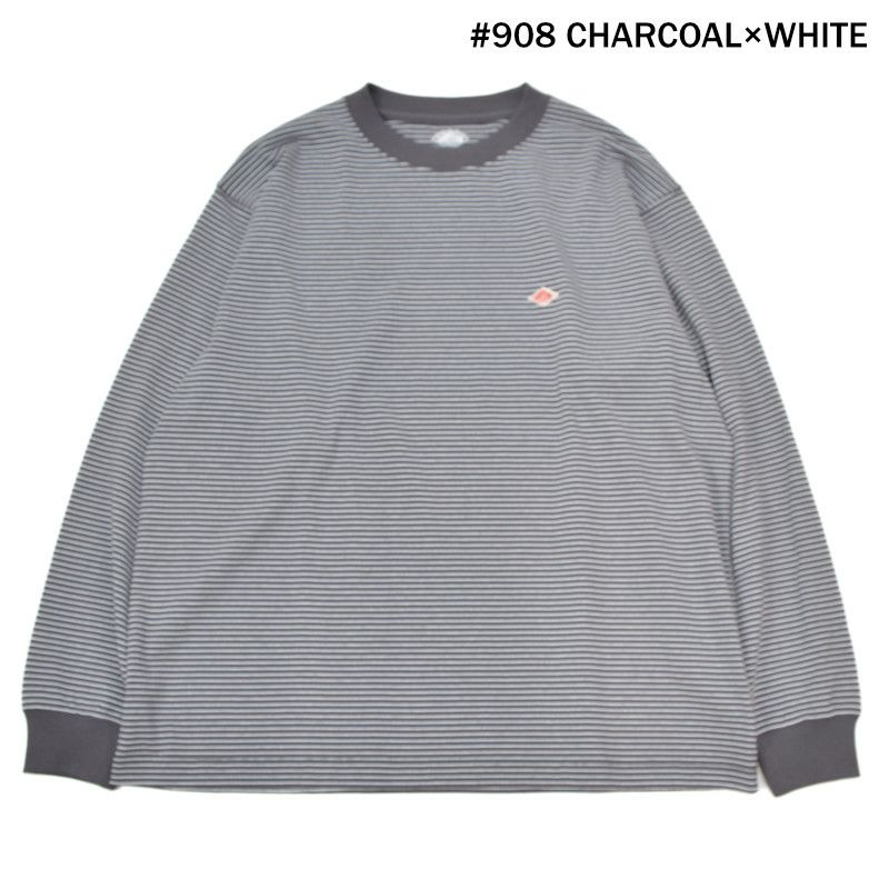 Ra9/メンズ/DANTON【ダントン】DT-C0200TCB-STSTRIPELONGSLEEVET-SHIRTストライプロングスリーブ【正規取扱】2023秋冬