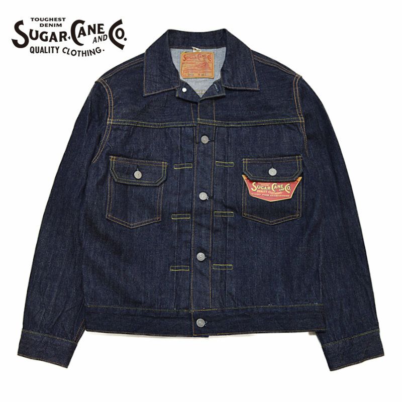 Ya2/メンズ/SUGARCANE【シュガーケーン】SC1195314.25oz.デニムジャケット1953モデル【正規取扱】2023秋冬