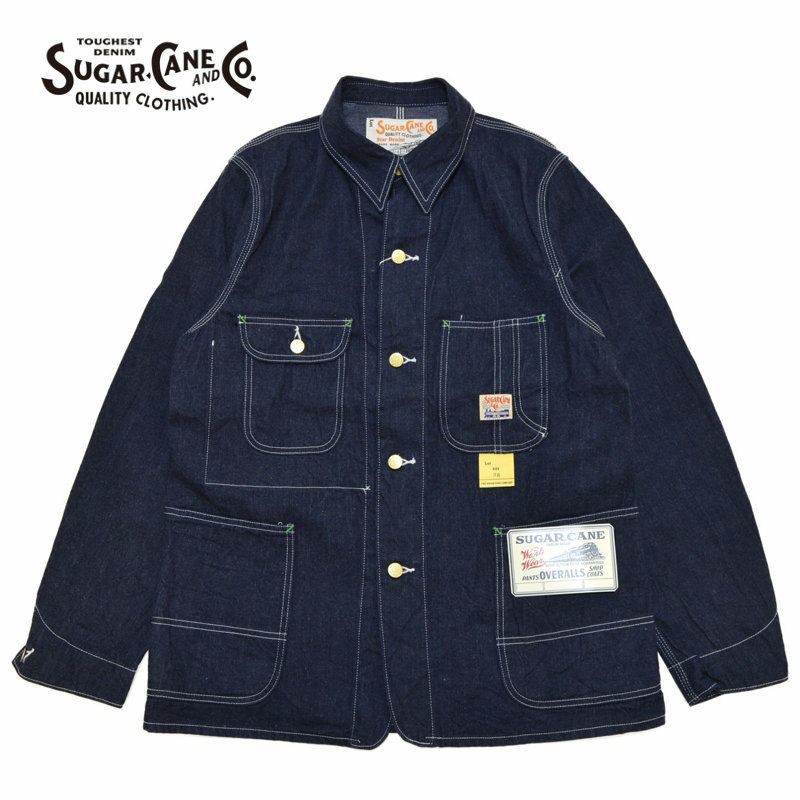 Ya2/シュガーケーンSUGARCANE/カバーオール/11oz.ブルーデニムワークコート/SC15655/メンズ【正規取扱】