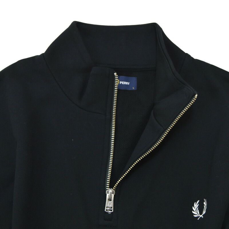 Ya2/メンズ/FREDPERRY【フレッドペリー】M3574HalfZipSweatshirtハーフジップスウェットシャツ【正規取扱】2023秋冬