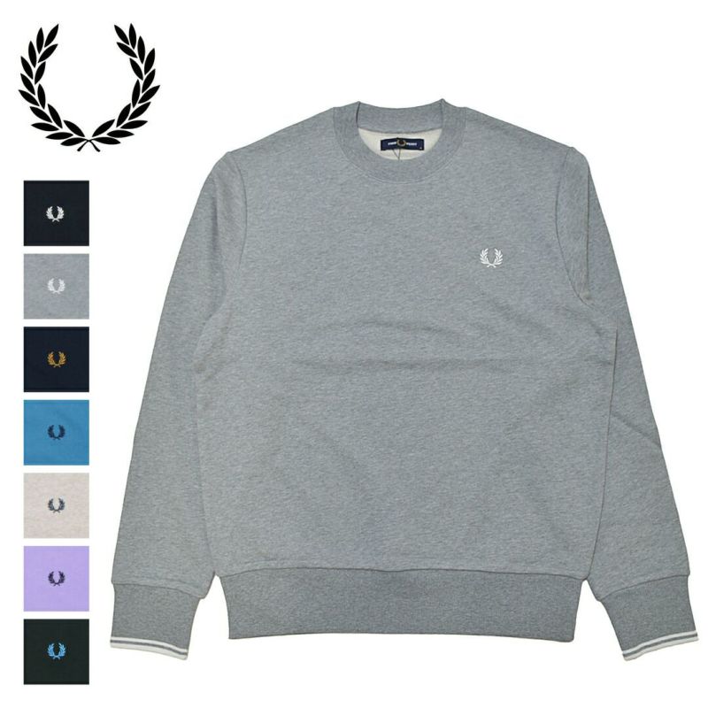 Ya2/フレッドペリーFREDPERRY/スウェット/クルーネックスウェットシャツCrewNeckSweatshirt/M7535/レディースメンズ【正規取扱】