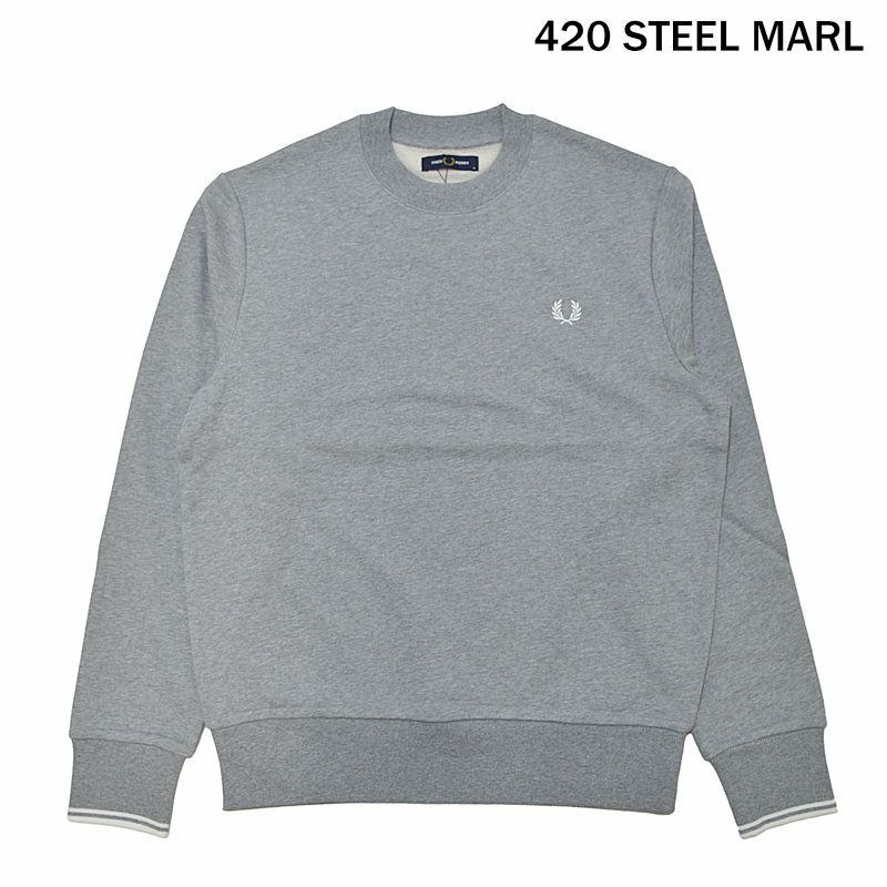 Ya2/フレッドペリーFREDPERRY/スウェット/クルーネックスウェットシャツCrewNeckSweatshirt/M7535/レディースメンズ【正規取扱】