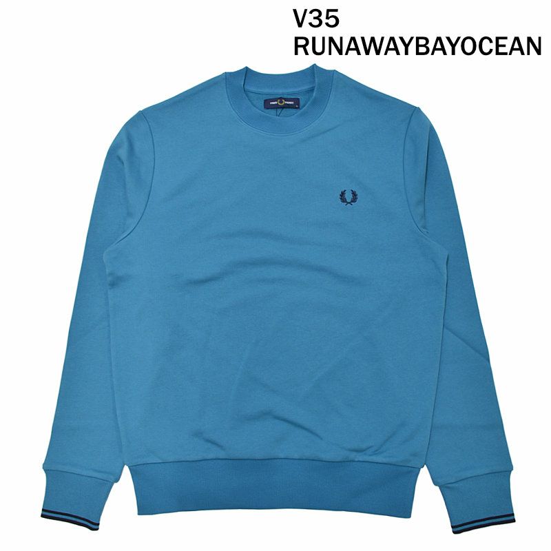 Ya2/フレッドペリーFREDPERRY/スウェット/クルーネックスウェットシャツCrewNeckSweatshirt/M7535/レディースメンズ【正規取扱】