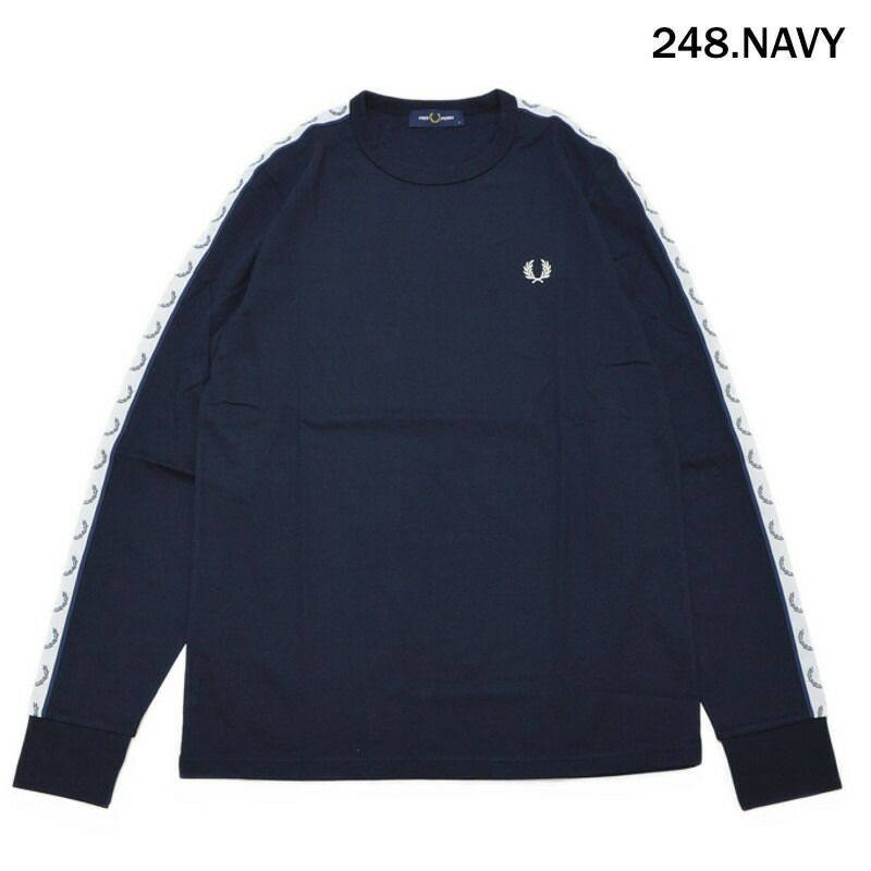 Ya2/フレッドペリーFREDPERRY/カットソー/テープドロングスリーブTシャツ/M4621/レディースメンズ【正規取扱】