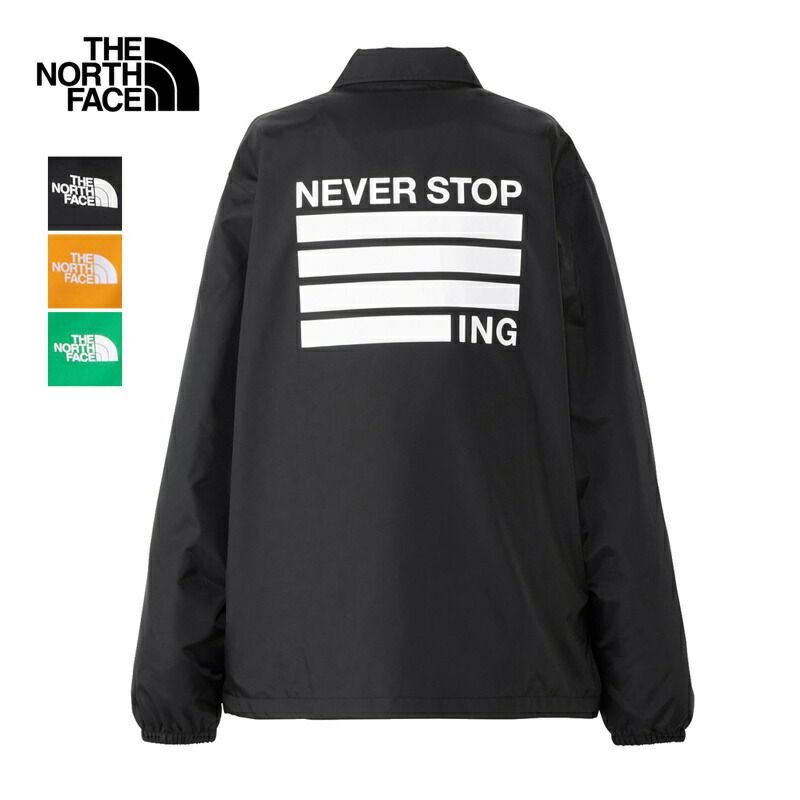 ノースフェイス コーチジャケット ネバーストップ NP72335 K ブラック THE NORTH FACE NEVER STOP ING THE COACH JACKET BLACK（ザ