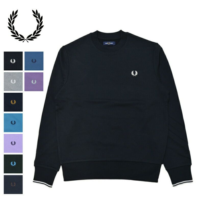 Ya2/フレッドペリーFREDPERRY/スウェット/クルーネックスウェットシャツ/M7535/レディース/メンズ【正規取扱】