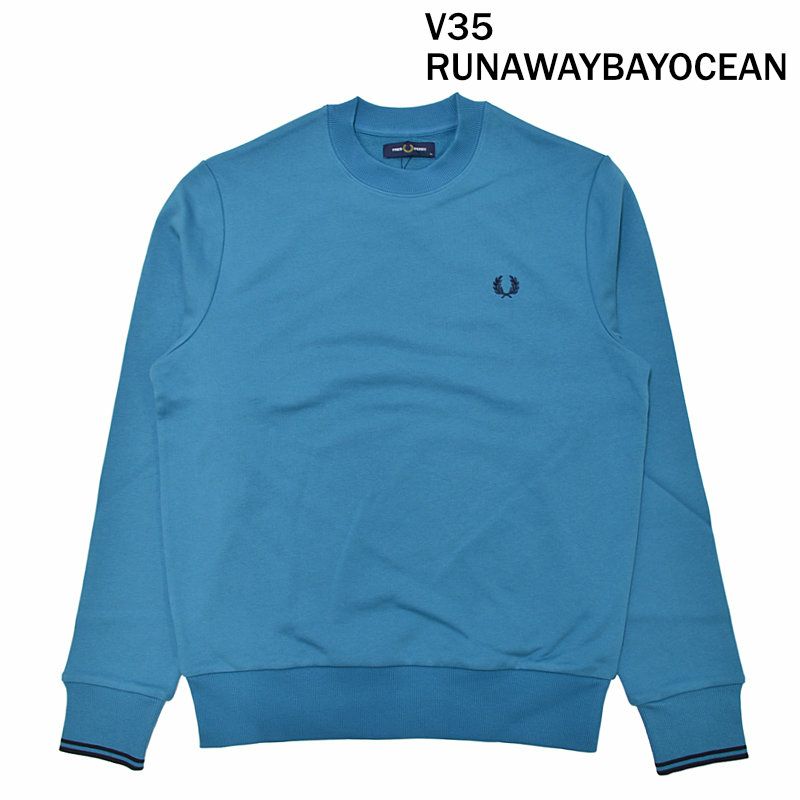 Ya2/フレッドペリーFREDPERRY/スウェット/クルーネックスウェットシャツ/M7535/レディース/メンズ【正規取扱】