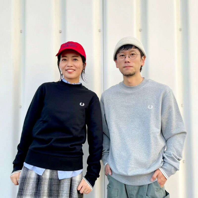 Ya2/フレッドペリーFREDPERRY/スウェット/クルーネックスウェットシャツ/M7535/レディース/メンズ【正規取扱】