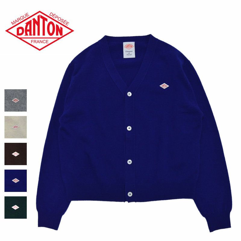 ダントンDANTON/カーディガン/ラムズウールVネックニットカーディガン/DT-D0029LMW/レディース/【正規取扱】