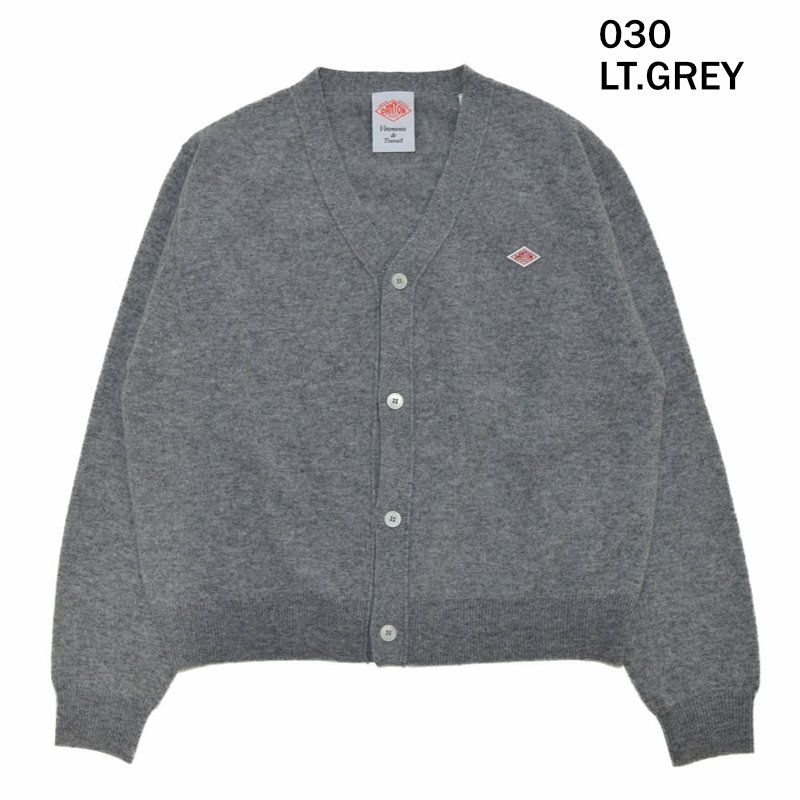 ダントンDANTON/カーディガン/ラムズウールVネックニットカーディガン/DT-D0029LMW/レディース/【正規取扱】