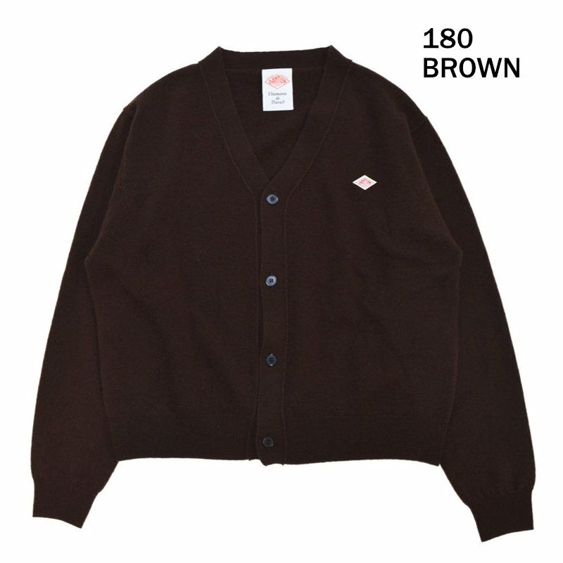 ダントンDANTON/カーディガン/ラムズウールVネックニットカーディガン/DT-D0029LMW/レディース/【正規取扱】