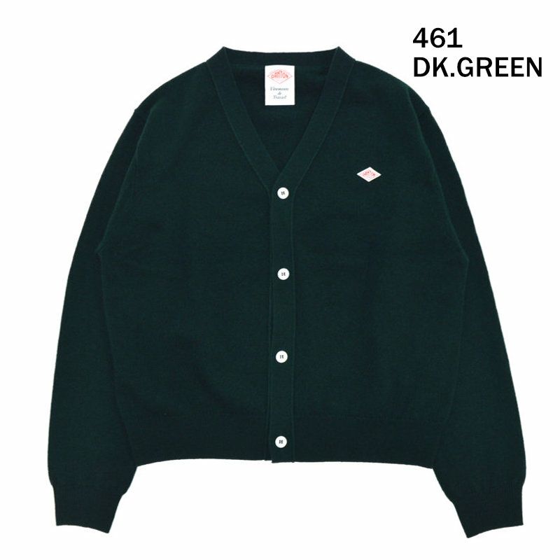 ダントンDANTON/カーディガン/ラムズウールVネックニットカーディガン/DT-D0029LMW/レディース/【正規取扱】