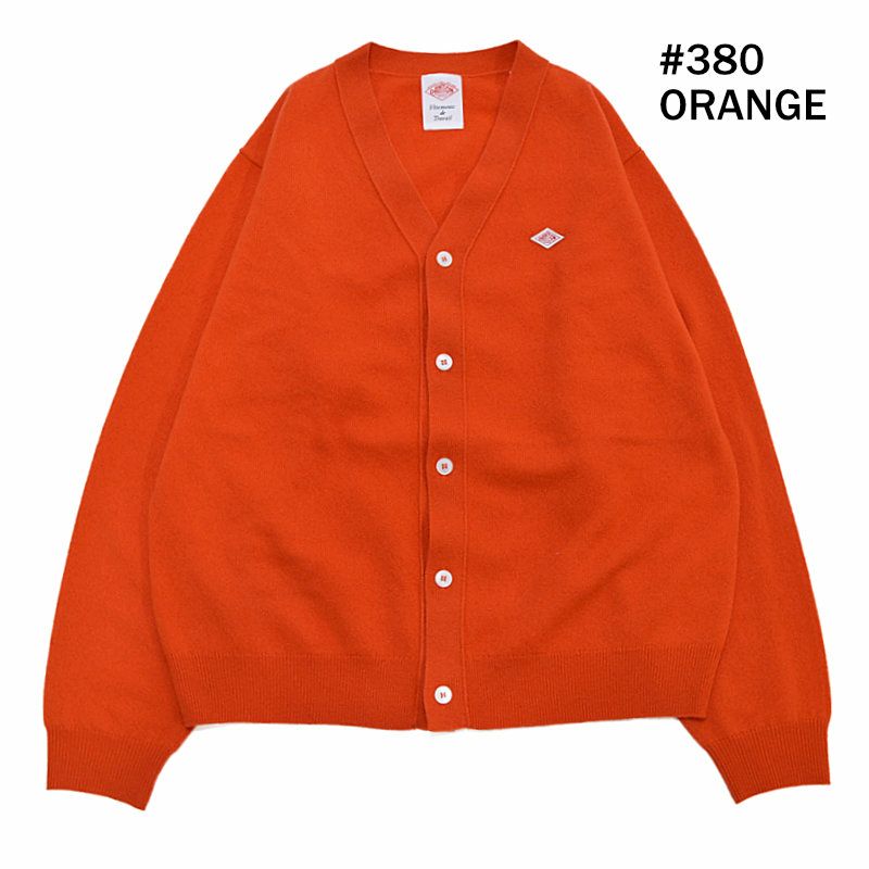 Ra9/メンズ/DANTON【ダントン】DT-D0030LMWラムズウールVネックニットカーディガン【正規取扱】2023秋冬