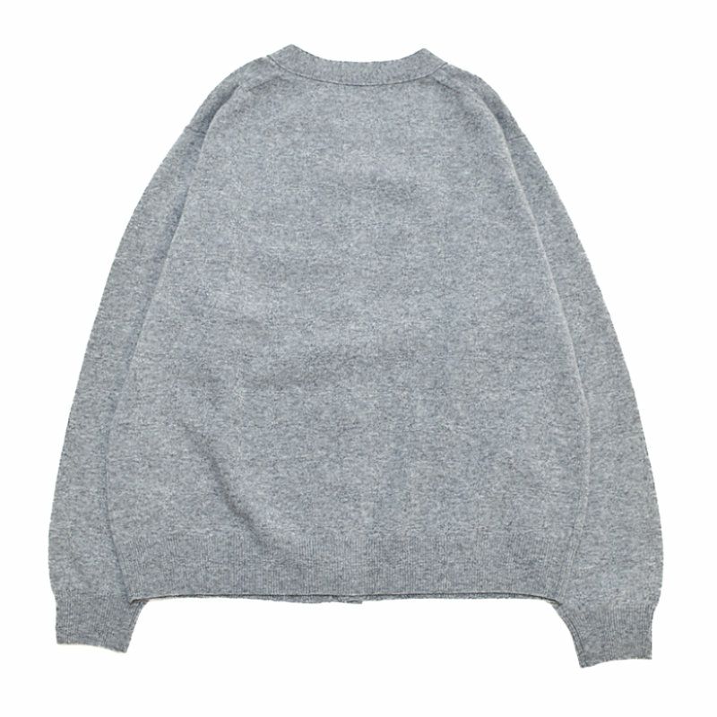 Ra9/メンズ/DANTON【ダントン】DT-D0030LMWラムズウールVネックニットカーディガン【正規取扱】2023秋冬