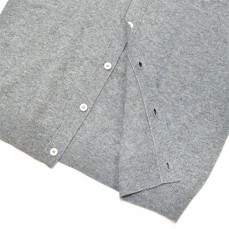 Ra9/メンズ/DANTON【ダントン】DT-D0030LMWラムズウールVネックニットカーディガン【正規取扱】2023秋冬