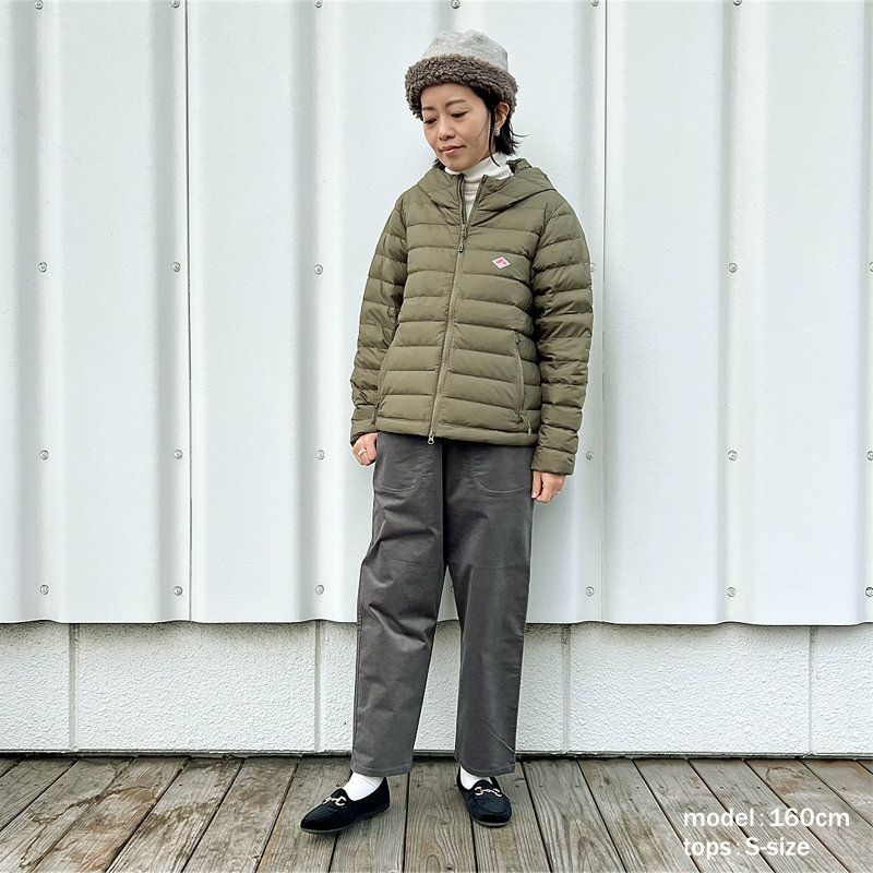 ダントンDANTON/ジャケット/ナイロンタフタミドルダウンフードジャケット/DT-A0563NRP/レディース【正規取扱】